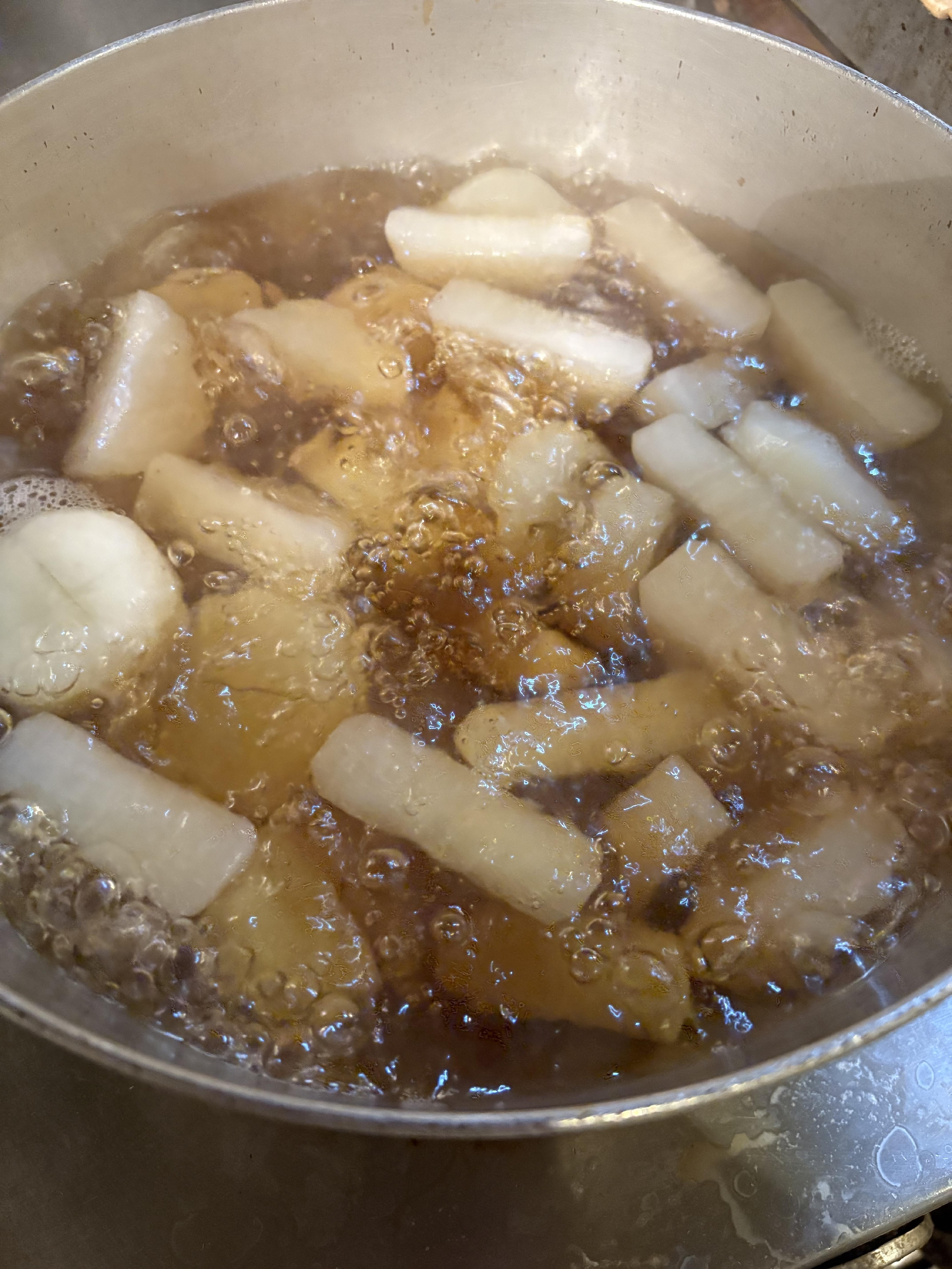 明日のランチの仕込み